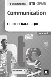 Image de COMMUNICATION - BTS 1&2 GPME - Éd. 2018 - Guide pédagogique