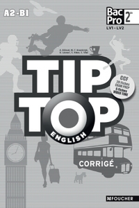 Picture of TIP-TOP ENGLISH Seconde Bac Pro Corrigé