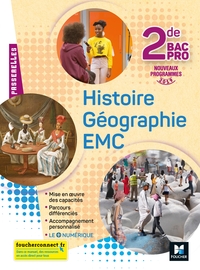 Picture of Passerelles - Histoire-Géographie-EMC 2de Bac Pro - Éd. 2019 - Manuel élève