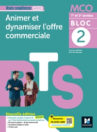 Image de Atouts compétences - BLOC 2 Animer et dynamiser l'offre commerciale - BTS MCO 2026 - Livre élève