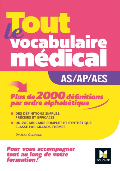 Picture of Métiers de la santé - Guide AS/AP/AES - Vocabulaire médical