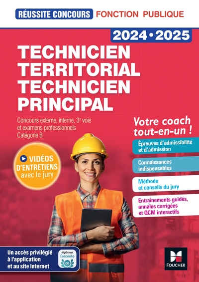 Picture of Réussite Concours - Technicien territorial/principal - Préparation complète 2024-2025