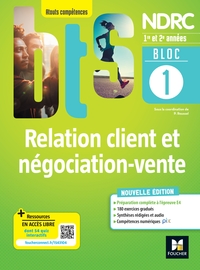 Picture of Bloc 1 Relation client et négociation-vente - BTS NDRC 1&2 - Éd 2022