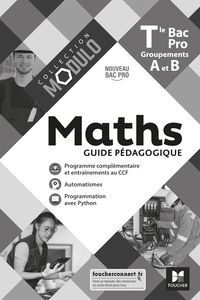 Picture of Modulo - MATHS - Tle Bac Pro Groupements A et B - Éd. 2021 - Guide pédagogique