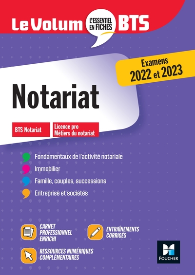 Image de Le Volum' BTS - BTS Notariat - Révision et entraînement