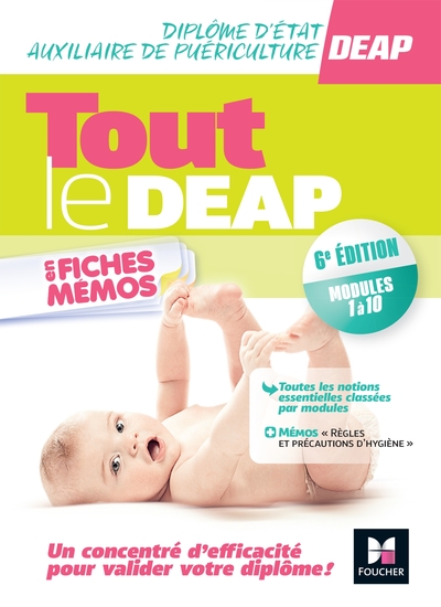 Picture of Tout le DEAP en fiches mémos - IFAP - Diplôme État Auxiliaire puériculture - 2025-2026