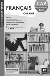 Picture of Les nouveaux cahiers - FRANCAIS CAP - Ed. 2020 - Corrigé