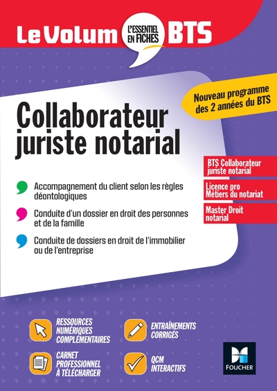 Picture of Le Volum' BTS - Collaborateur juriste notarial
