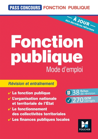 Picture of Pass'Concours - Fonction publique Mode d'emploi - 10e édition - Révision et entraînement