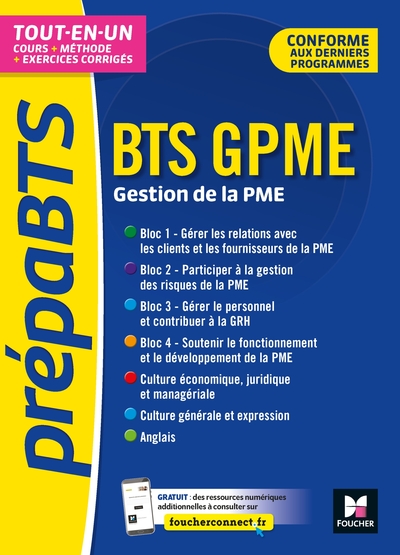 Picture of PrépaBTS - BTS Gestion de la PME - Toutes les matières - Révision et entrainement