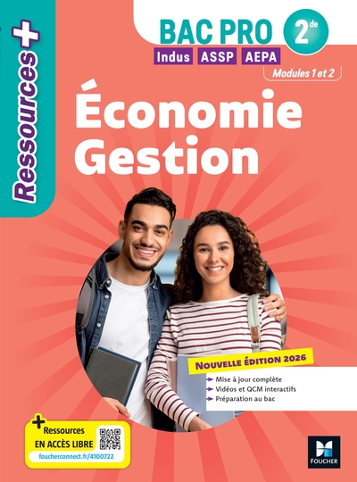 Picture of Ressources Plus - Économie-Gestion - 2de Bac Pro - Ed 2026 - Livre élève