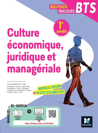 Image de Nouveaux Parcours -  Culture économique juridique et managériale (CEJM)  BTS 1re année - Éd 2022