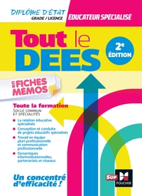 Picture of Tout le DEES en fiches mémos - Diplôme d'état Educateur spécialisé - 2e édition - Révision