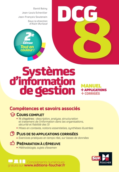Picture of DCG 8 Systèmes d'information de gestion Manuel et applications 5e édition