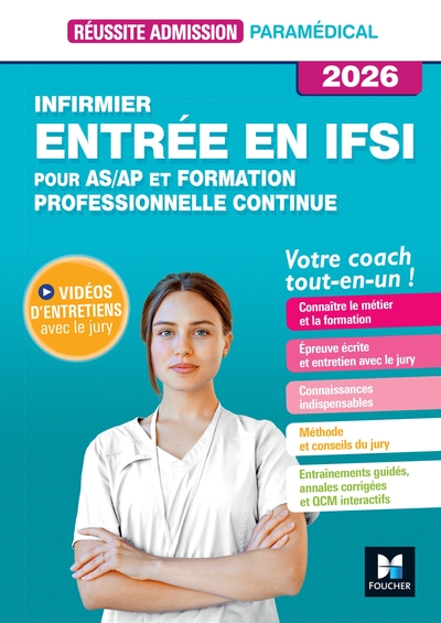Image de Réussite admission Entrée en IFSI - Formation professionnelle Continue + AS/AP 2026