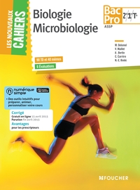 Picture of Les Nouveaux Cahiers Biologie - Microbiologie - 2de-1re-Tle BAC PRO
