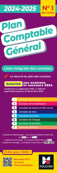 Picture of Plan comptable général - PCG - 2024-2025