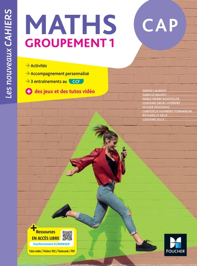 Picture of Les Nouveaux Cahiers - Maths CAP Groupement 1 - Ed. 2026 - Livre élève