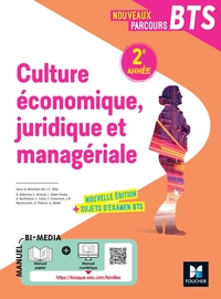Image de Nouveaux Parcours -  Culture économique juridique et managériale (CEJM)  BTS 2e année - Éd 2022