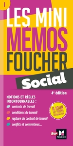 Picture of Les mini memos Foucher -  Social - 4e édition - Révision