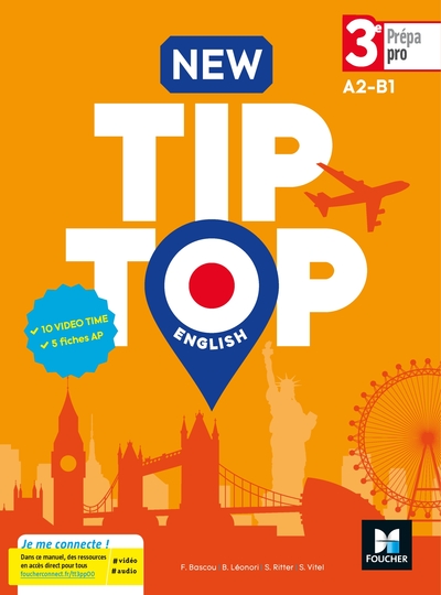 Picture of NEW TIP-TOP English 3e Prépa-Pro - Éd. 2017 - Manuel élève
