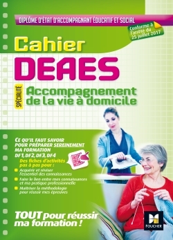Picture of Cahier - DEAES - Accompagnement de la vie à domicile