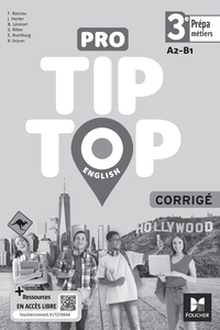 Image de PRO TIP TOP English - ANGLAIS 3e Prépa-Métiers - Ed. 2023 - Corrigé