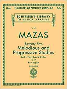 Image de MAZAS :  ETUDES SPECIALES, OP. 36 - BOOK 1 - VIOLON