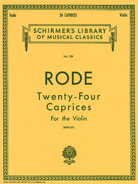 Image de PIERRE RODE : 24 CAPRICES - VIOLON ET PIANO