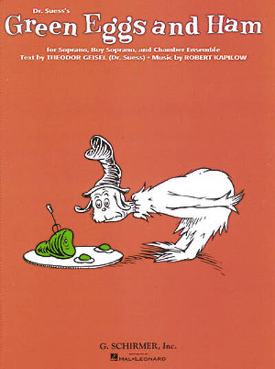 Picture of GREEN EGGS AND HAM (DR. SEUSS) - PARTITION DE POCHE