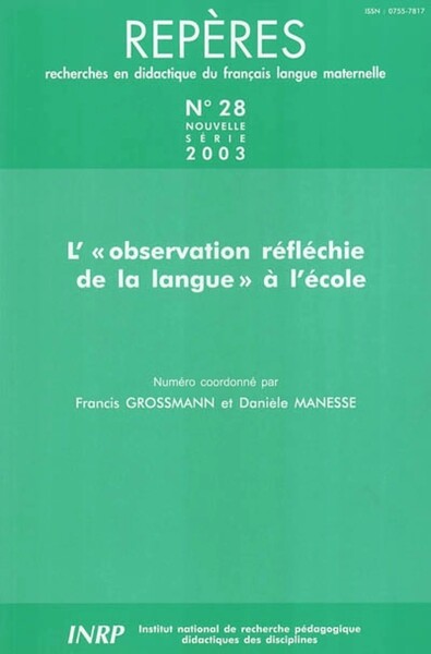 Image de Repères, n° 28/2004