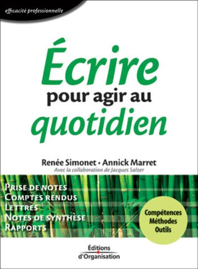 Picture of Ecrire pour agir au quotidien