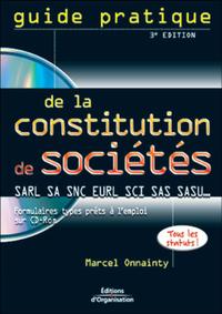 Picture of GUIDE PRATIQUE DE LA CONSTITUTION DE SOCIETE