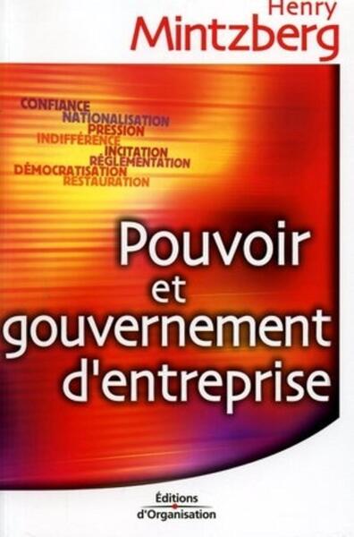 Image de Pouvoir et gouvernement d'entreprise