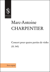 Image de Concert pour quatre parties de violes (H.545)