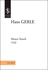 Picture of Musica Teusch (1532) - pour consort de violes de gambe