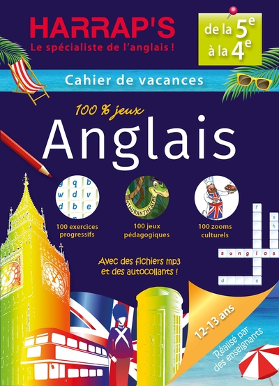 Image de Harrap's cahier de vacances Anglais 5ème/4ème