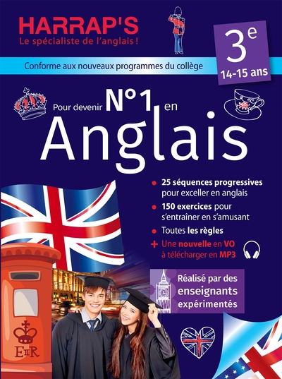 Picture of Numéro 1 en anglais 3e avec Harrap's
