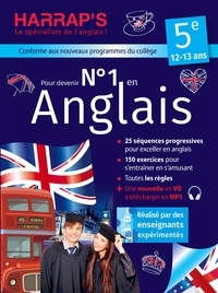 Picture of Numéro 1 en anglais 5e avec Harrap's
