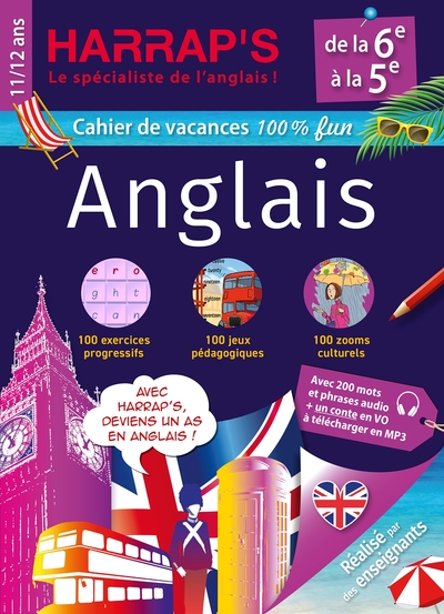 Picture of HARRAP's Cahier de vacances De la 6e à la 5e