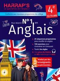 Picture of Numéro 1 en anglais 4e avec Harrap's