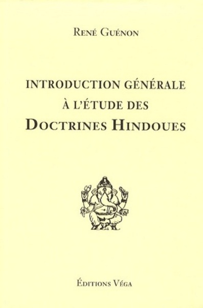Picture of Introduction générale à l'étude des doctrines hindoues