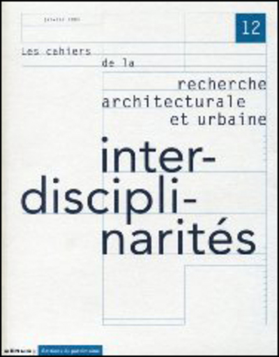 Picture of Interdisciplinarités, N°12