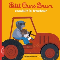 Image de Petit Ours Brun conduit le tracteur