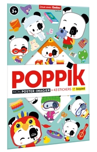Image de Joue avec Gadou - Mon poster-imagier Poppik + 43 stickers