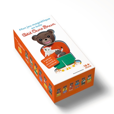 Picture of Jeu Petit Ours Brun - Mon puzzle magnétique en bois - Dès 2 ans