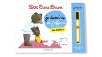 Picture of Je dessine et j'efface avec Petit Ours Brun - Les habits