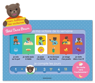 Picture of Petit Ours Brun - Mon tableau des petites victoires