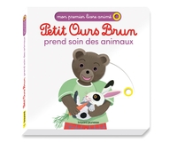 Image de Petit Ours Brun prend soin des animaux - Mon premier livre animé