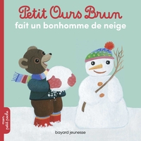 Picture of Petit Ours Brun fait un bonhomme de neige